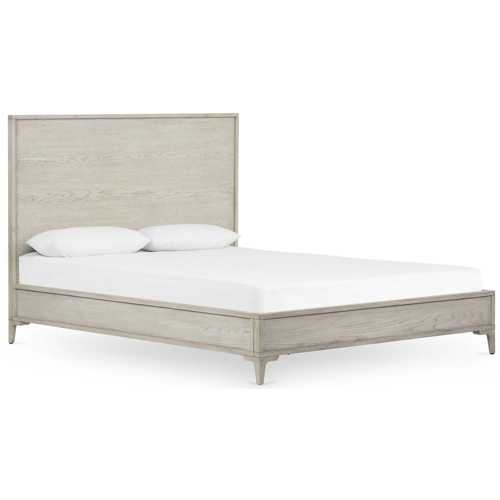 Viggo Bed, Vintage White-Furniture - Bedroom-High Fashion Home
