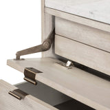 Viggo Tall Dresser, Vintage White-Furniture - Storage-High Fashion Home