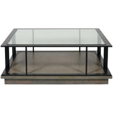 Highland Square Cocktail Table-Furniture - Accent Tables-High Fashion Home