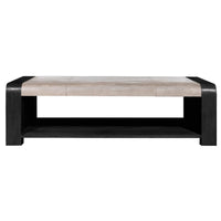 Watson Coffee Table, Ashen Shagreen-Furniture - Accent Tables-High Fashion Home