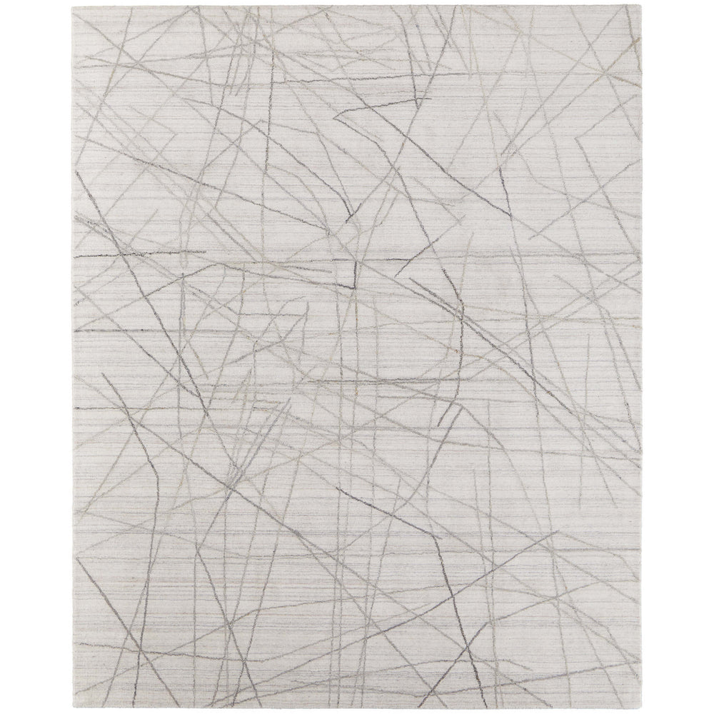 Feizy Rug Whitton 8894F, Ivory/Charcoal