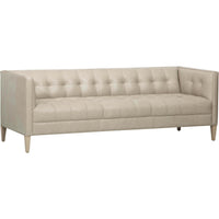 Wells Leather Sofa, Lil Biscuit-Furniture - Sofas-High Fashion Home
