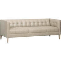 Wells Leather Sofa, Lil Biscuit-Furniture - Sofas-High Fashion Home