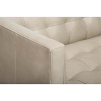 Wells Leather Sofa, Lil Biscuit-Furniture - Sofas-High Fashion Home