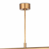 Wick Chandelier, Natural Brass-Lighting-High Fashion Home