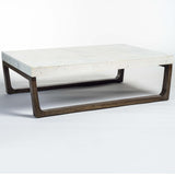 Windsor Coffee Table, Arctic Marble-Furniture - Accent Tables-High Fashion Home