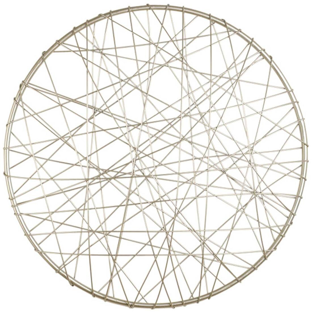 Wire Wall Decor, Silver - Accessories - High Fashion Home