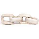 Wood Chain, Ivory-Accessories-High Fashion Home