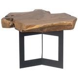Wyatt End Table, Natural-Furniture - Accent Tables-High Fashion Home