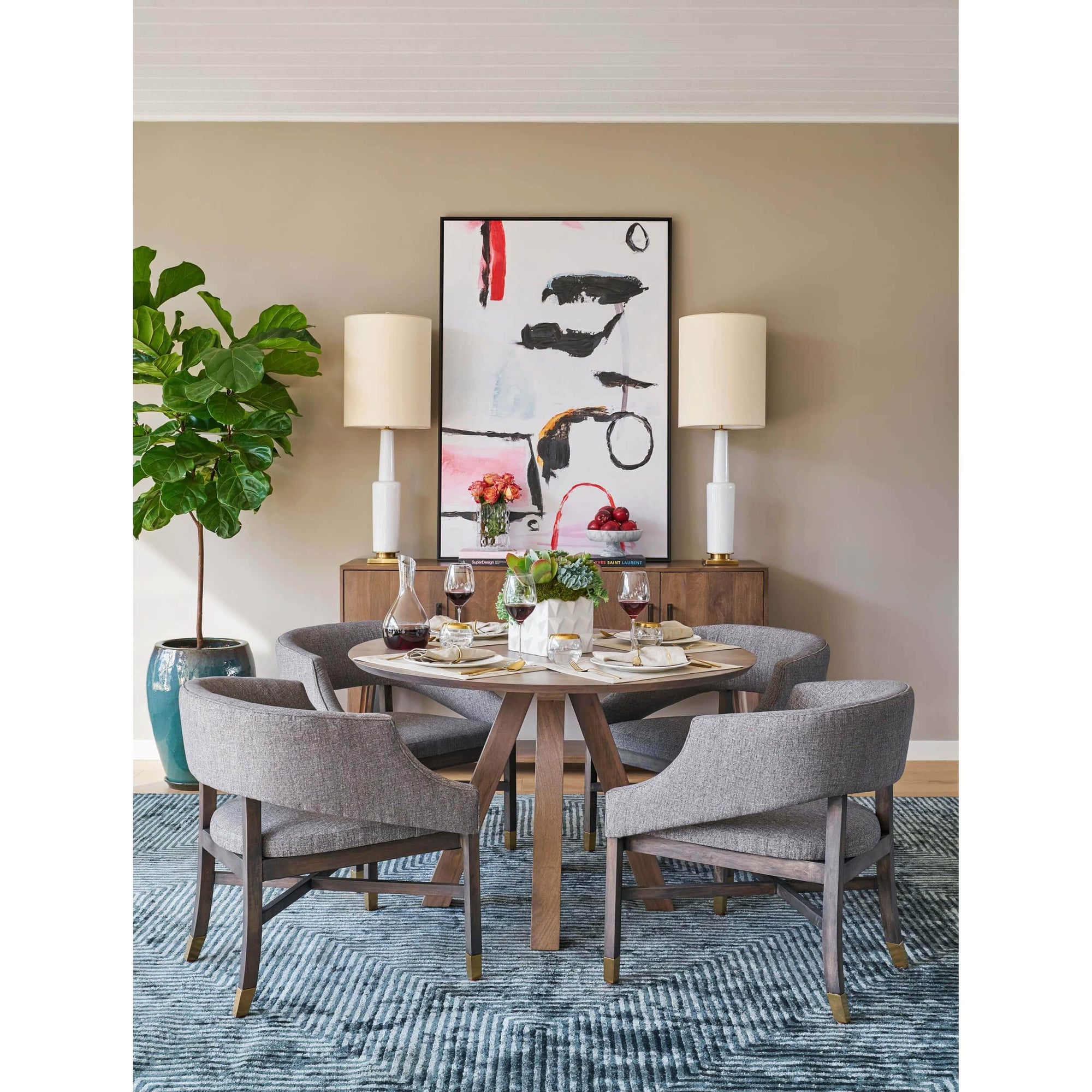 Tweed dining room chairs outlet