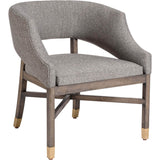 Wyatt Dining Chair, Modern Tweed - Furniture - Dining - High Fashion Home