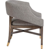 Wyatt Dining Chair, Modern Tweed - Furniture - Dining - High Fashion Home
