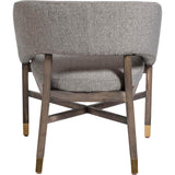Wyatt Dining Chair, Modern Tweed - Furniture - Dining - High Fashion Home
