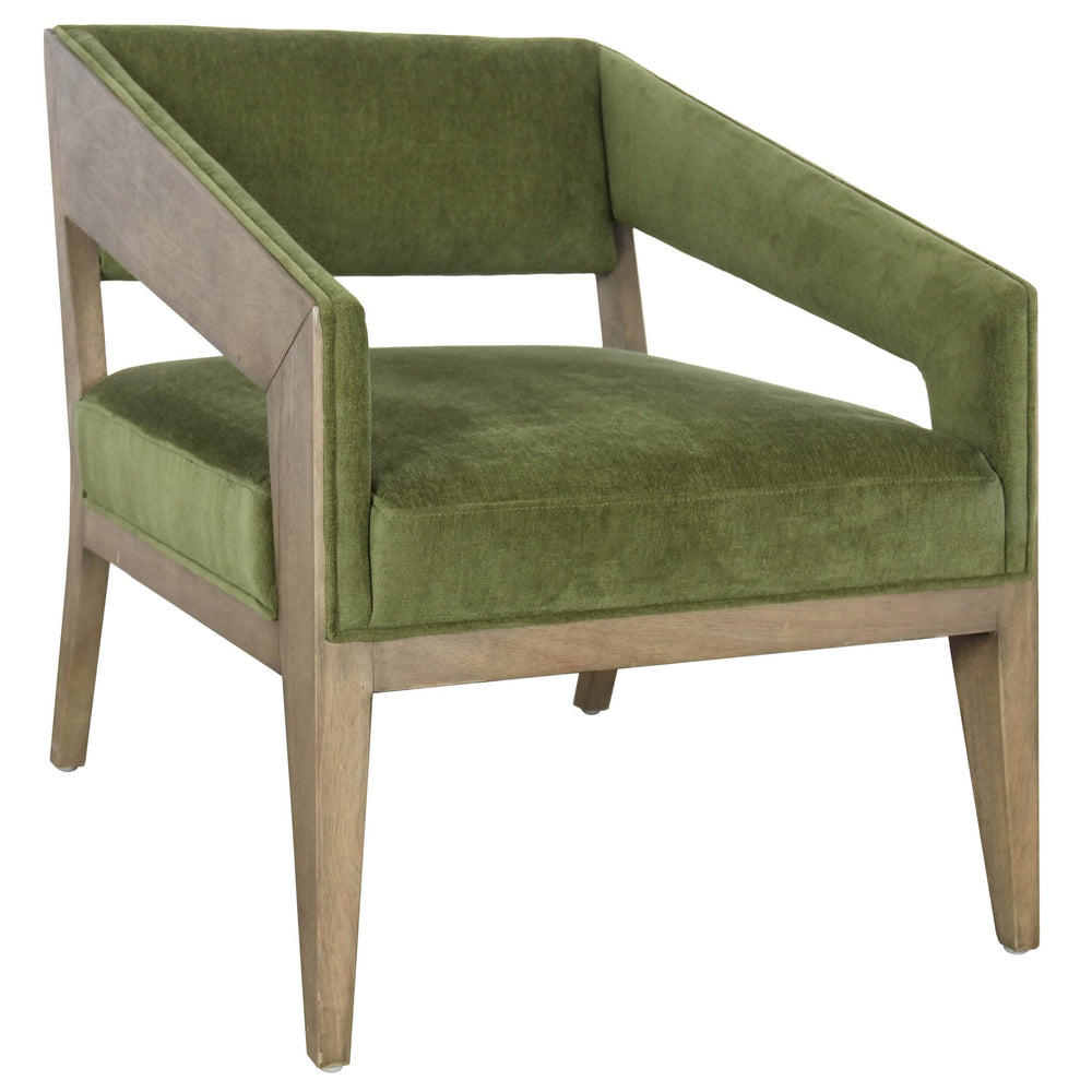 Zane Chair, Green-Furniture - Chairs-High Fashion Home