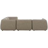 Zeppelin Classic L Modular Sectional, Speckled Pumice