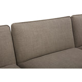 Zeppelin Classic L Modular Sectional, Speckled Pumice