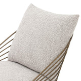 Zinnia Chair, Astor Stone-Furniture - Chairs-High Fashion Home