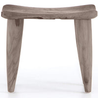 Zuri Outdoor Stool, Weathered Grey