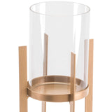 Equis Candleholder, Gold - Accessories - High Fashion Home
