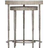 Accent Nesting Tables, Silver (Set of 2) - Furniture - Accent Tables - High Fashion Home