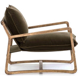 Ace Chair, Olive Green - Modern Furniture - Accent Chairs - High Fashion Home