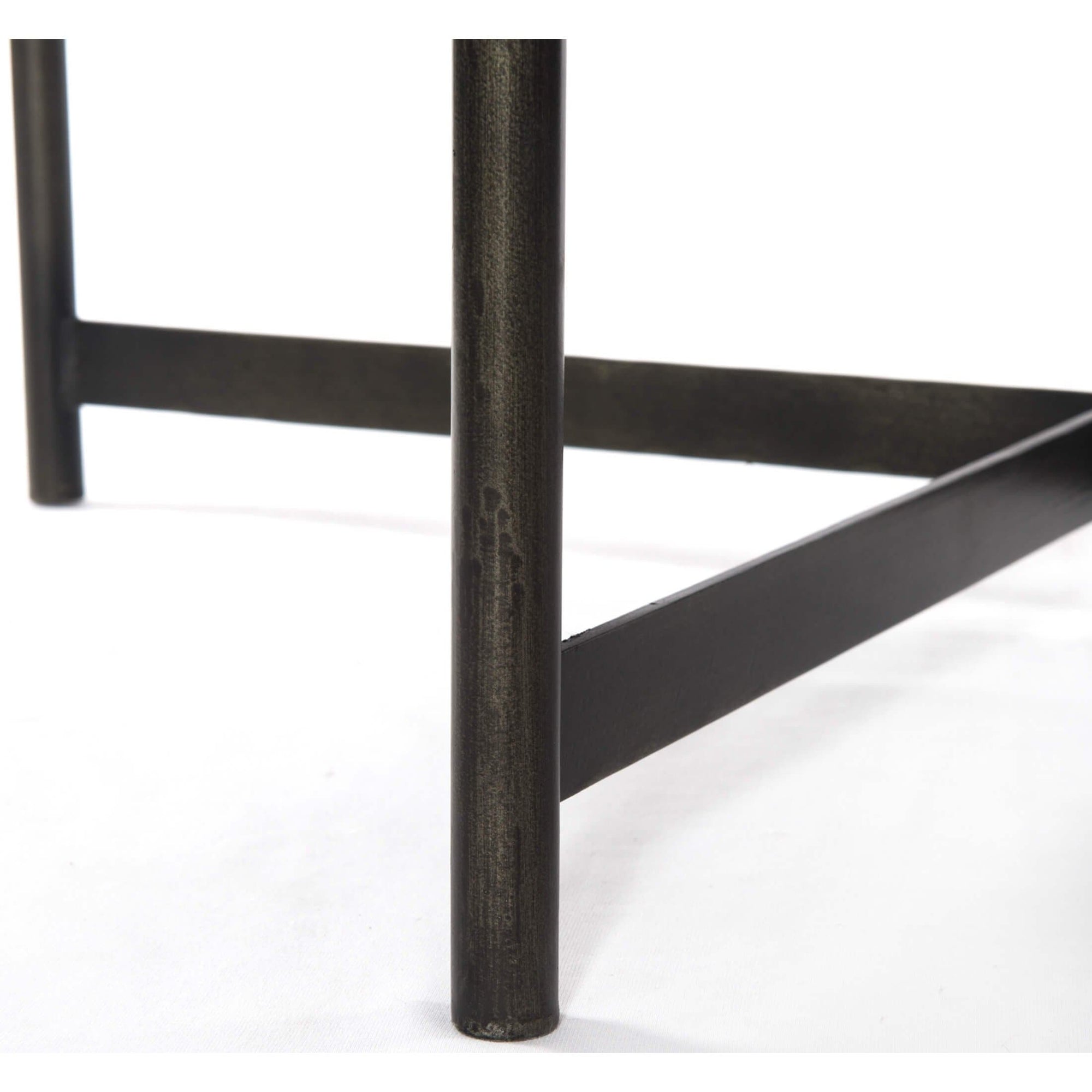 Adair Coffee Table, Hammered Grey High Fashion Home