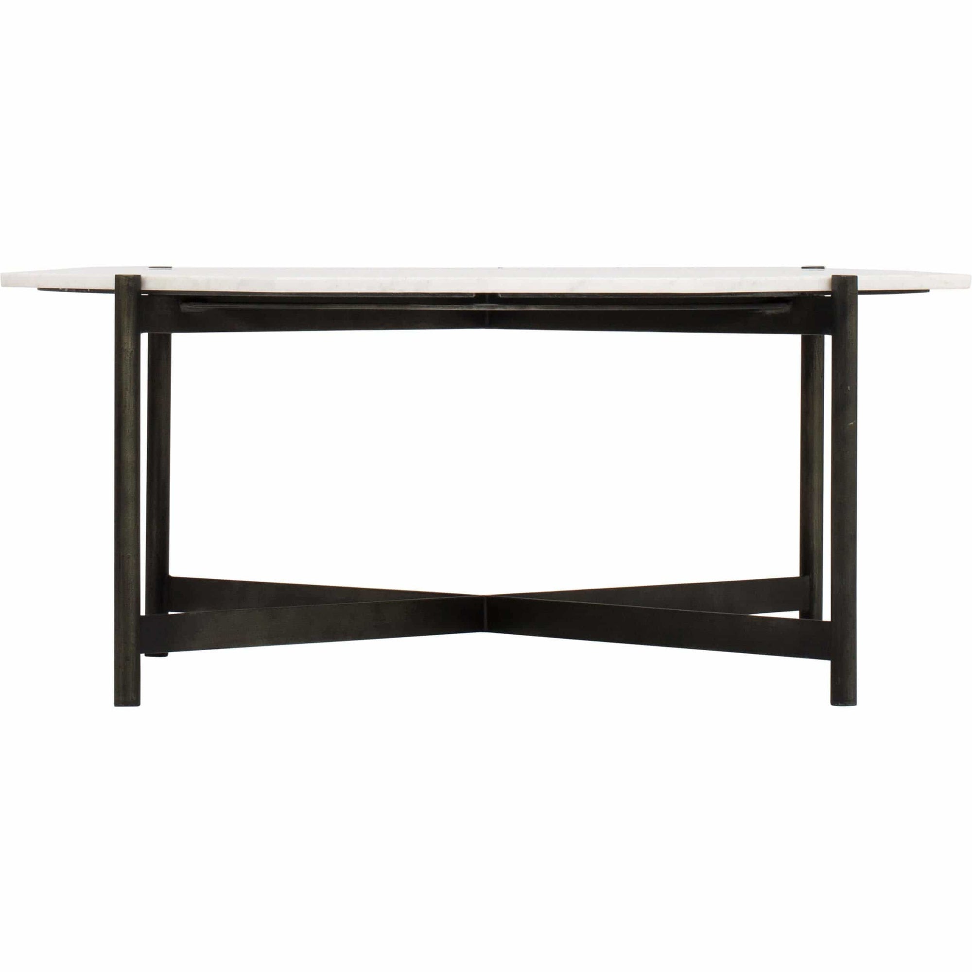 Adair Coffee Table, Hammered Grey High Fashion Home