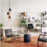 Adair Side Table, Hammered Grey - Furniture - Accent Tables - High Fashion Home