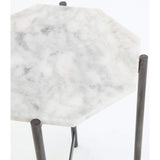 Adair Side Table, Hammered Grey - Furniture - Accent Tables - High Fashion Home