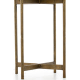 Adair Side Table, Raw Brass - Furniture - Accent Tables - High Fashion Home