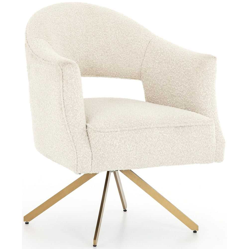 Adara Desk Chair, Knoll Natural by Four Hands