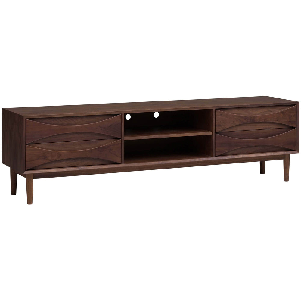 Adele Media Cabinet, Walnut - Furniture - Storage - High Fashion Home