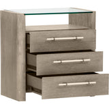 Affinity Three Drawer Nightstand