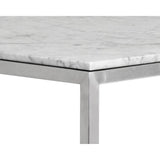 Abel Counter Table, White - Modern Furniture - Dining Table - High Fashion Home
