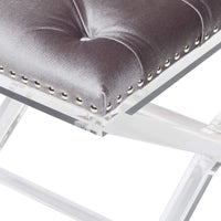 Allura Bench, Light Grey - Furniture - Chairs - Ottomans