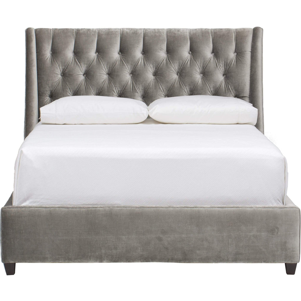 Amelia Bed, Brussels Charcoal High Fashion Home