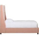 Amelia Tall Bed, Vance Rose - Modern Furniture - Beds - High Fashion Home