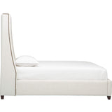 Amelia Tall Bed, Nomad Snow - Modern Furniture - Beds - High Fashion Home