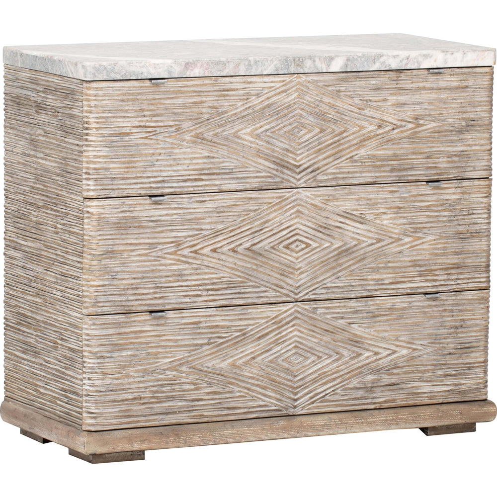 American Life Amani 3 Drawer Accent Chest - Furniture - Bedroom - High Fashion Home