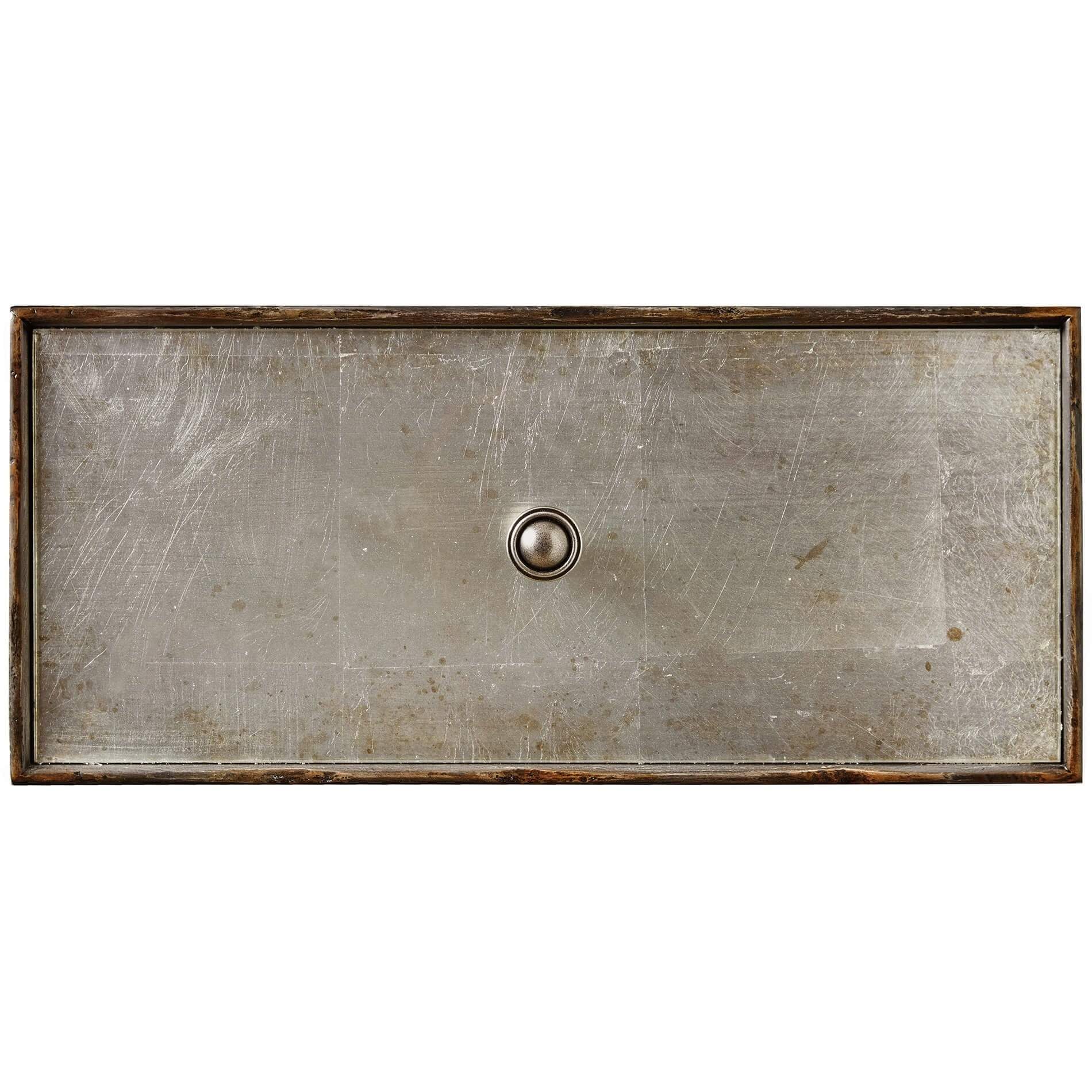 Arabella Mirrored Three Drawer Nightstand High Fashion Home