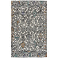 Arazad Rug, Black/Tangerine - Rugs1 - High Fashion Home