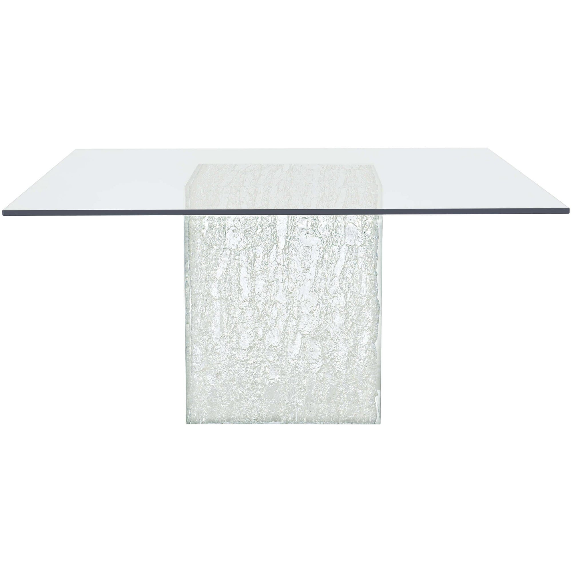 Square glass bistro 2025 table