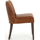 Aria Leather Dining Chair, Sienna Chestnut - Furniture - Dining - High Fashion Home