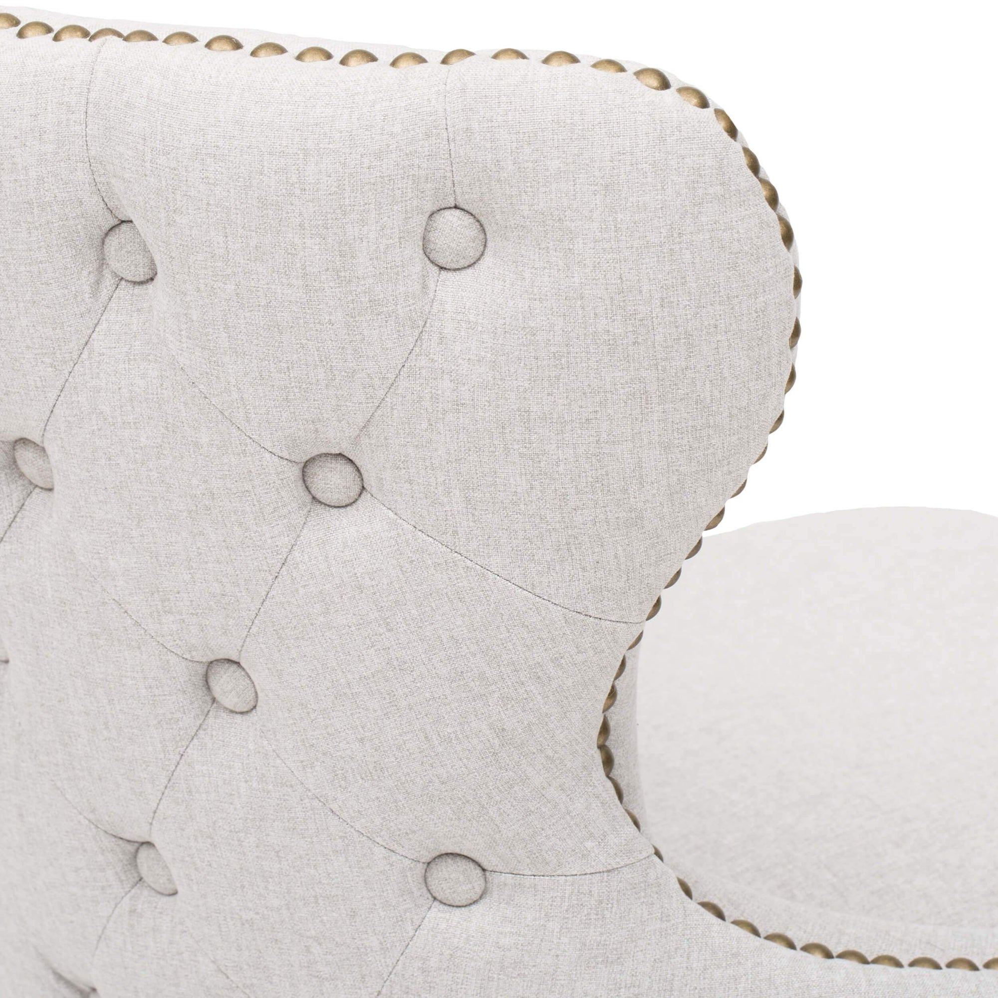 Ariana Swivel Counter Stool, Light Grey High Fashion Home