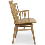 Aspen Bench, Sandy Oak - Furniture - Chairs - High Fashion Home