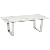 Atlas Coffee Table, Silver - Furniture - Accent Tables - High Fashion Home