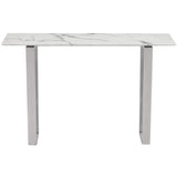 Atlas Console Table, Silver - Furniture - Accent Tables - High Fashion Home