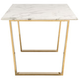 Atlas Dining Table, Gold - Modern Furniture - Dining Table - High Fashion Home