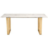 Atlas Dining Table, Gold - Modern Furniture - Dining Table - High Fashion Home