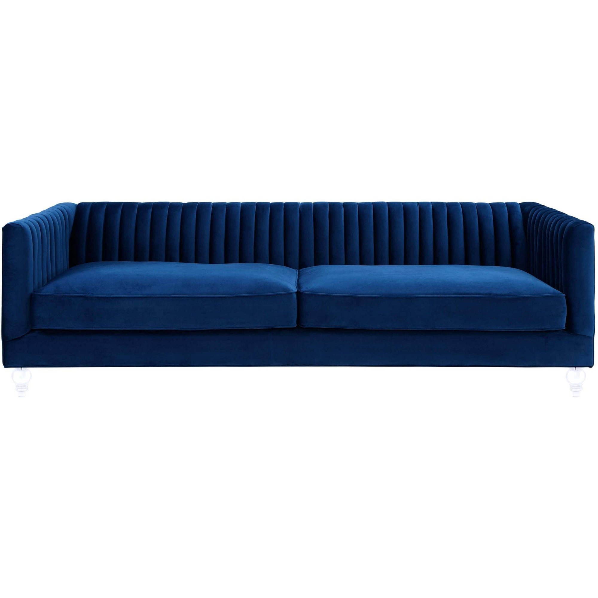 Aviator Sofa Blue High Fashion Home
